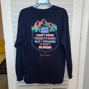 Navy Long Sleeve Tee